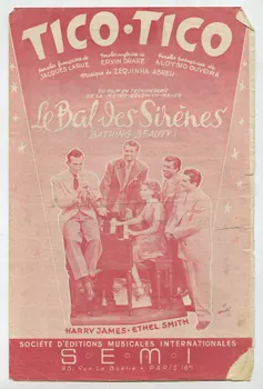 Erwin Drake ; Jacques Larue ; Aloysio Oliveira ; Zequinha de Abreu ; S.E.M.I; chanson petit format Île-de-France, France 1943 1965.159.50 Photo