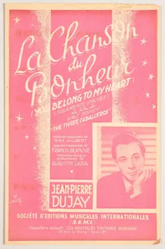 Ray Gilbert ; Francis Blanche ; Agustin Lara ; Jean-Pierre Dujay ; Editions Musicales Internationales; chanson petit format Paris 8ème 1941 1965.159.70  Photo