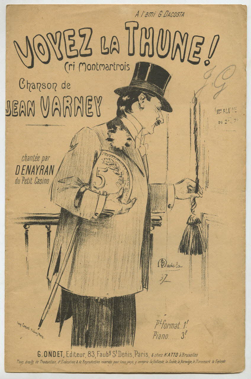 partition de musique petit format 1965.160.22 Photo