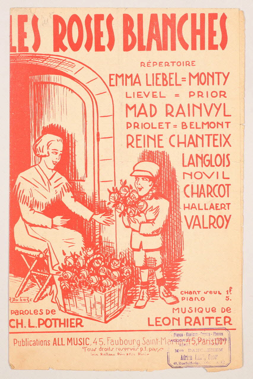 chanson petit format 1965.160.28.1-3 Photo