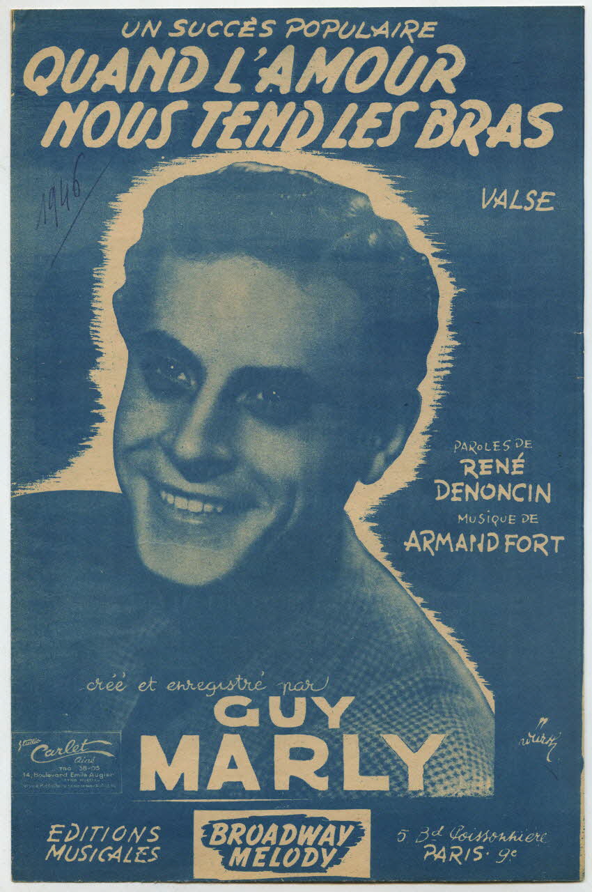 chanson petit format 1965.163.18 Photo