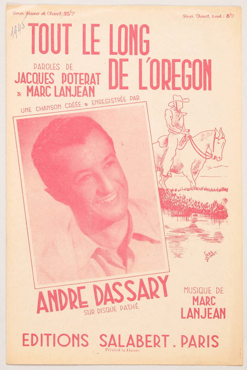 chanson petit format 1965.163.24 Photo