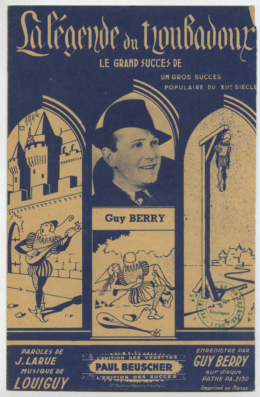 chanson petit format 1965.163.31 Photo