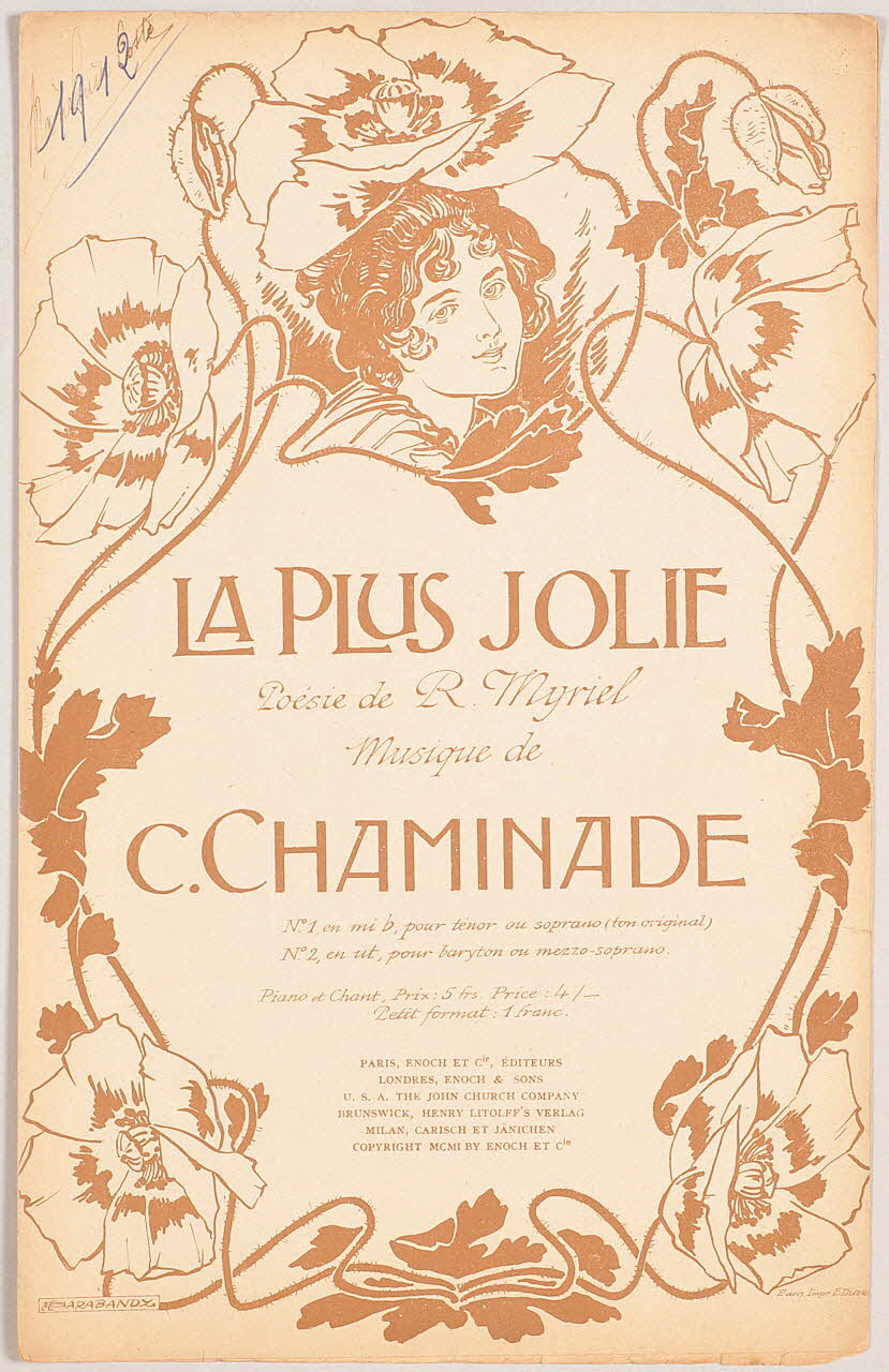 chanson petit format 1965.163.4 Photo