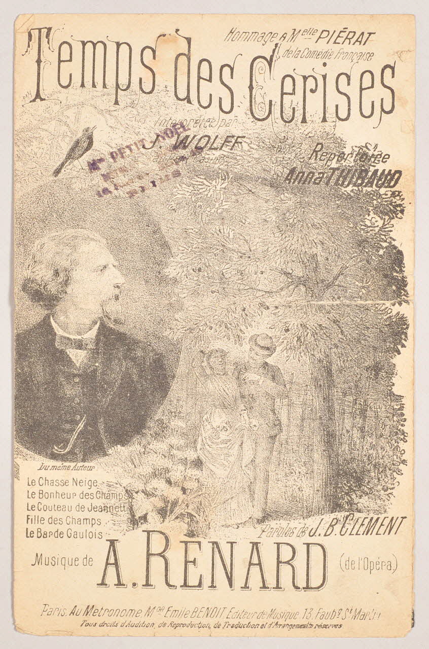 chanson petit format 1965.164.2 Photo