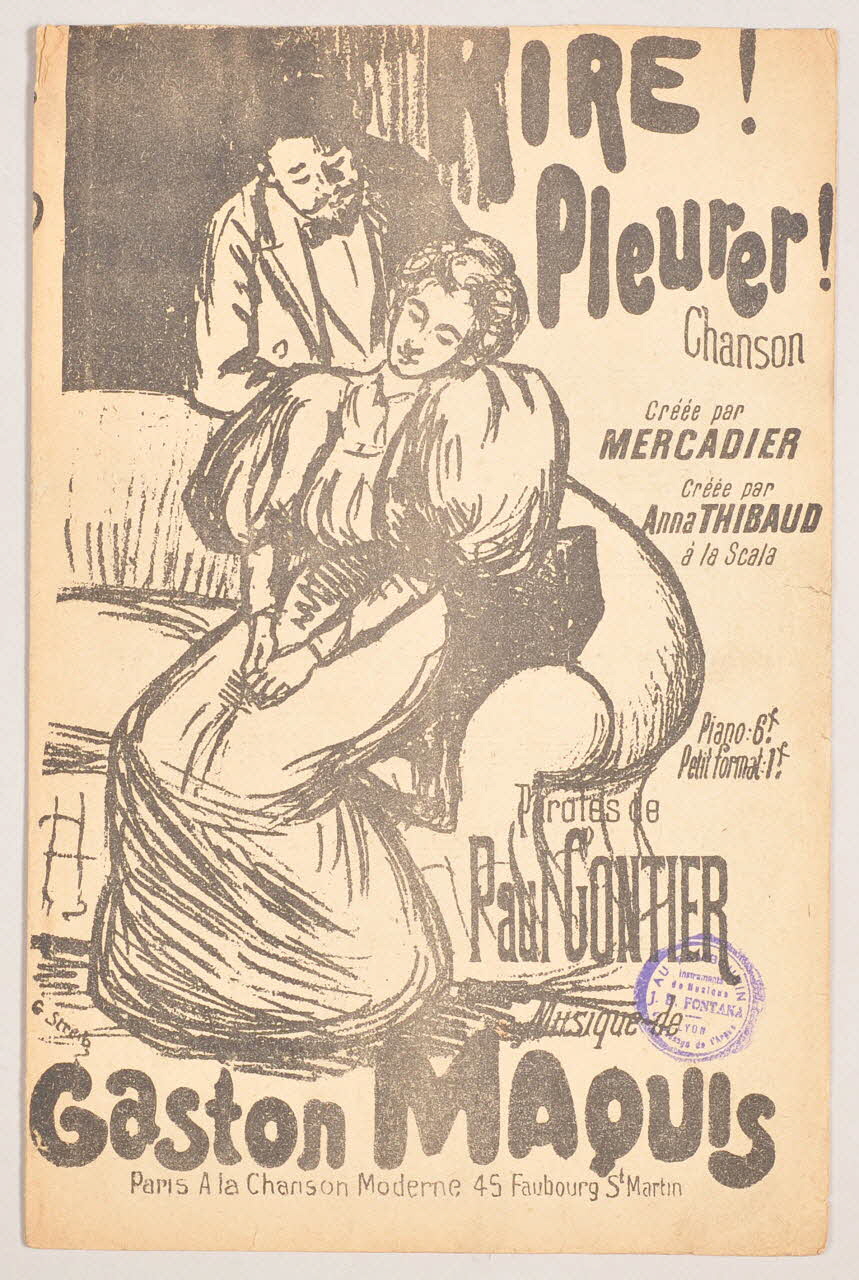 chanson petit format 1965.164.31 Photo