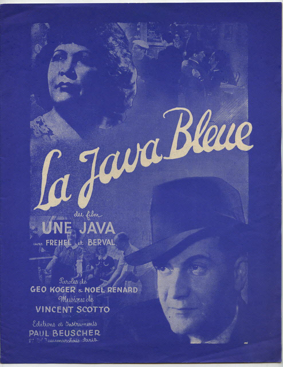 NoëL Renard ; Géo Koger ; Vincent Scotto ; Fréhel ; Antonin Berval ; Paul Beuscher ; La Lyre; chanson petit format Île-de-France, Paris 4ème 1939 1965.165.17 Photo