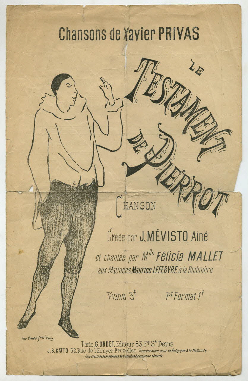 chanson petit format 1965.167.16 Photo