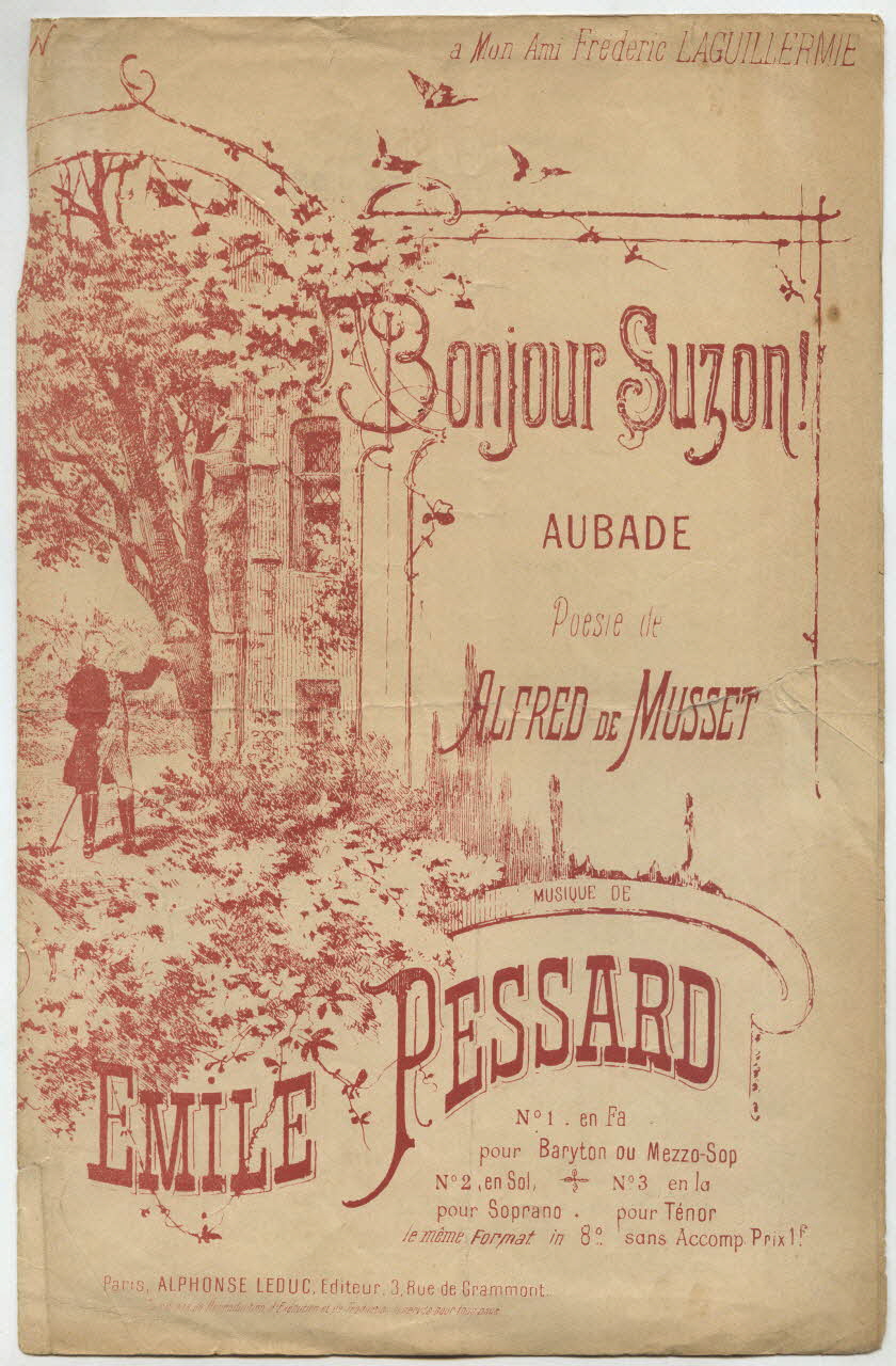 chanson petit format 1965.172.105 Photo