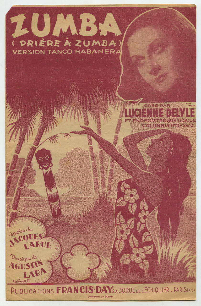 Agustin Lara ; Jacques Larue ; Lucienne Delyle ; Publications Francis Day (S.A); ; Laroche chanson petit format Île-de-France, France 1939 1965.172.39 Photo
