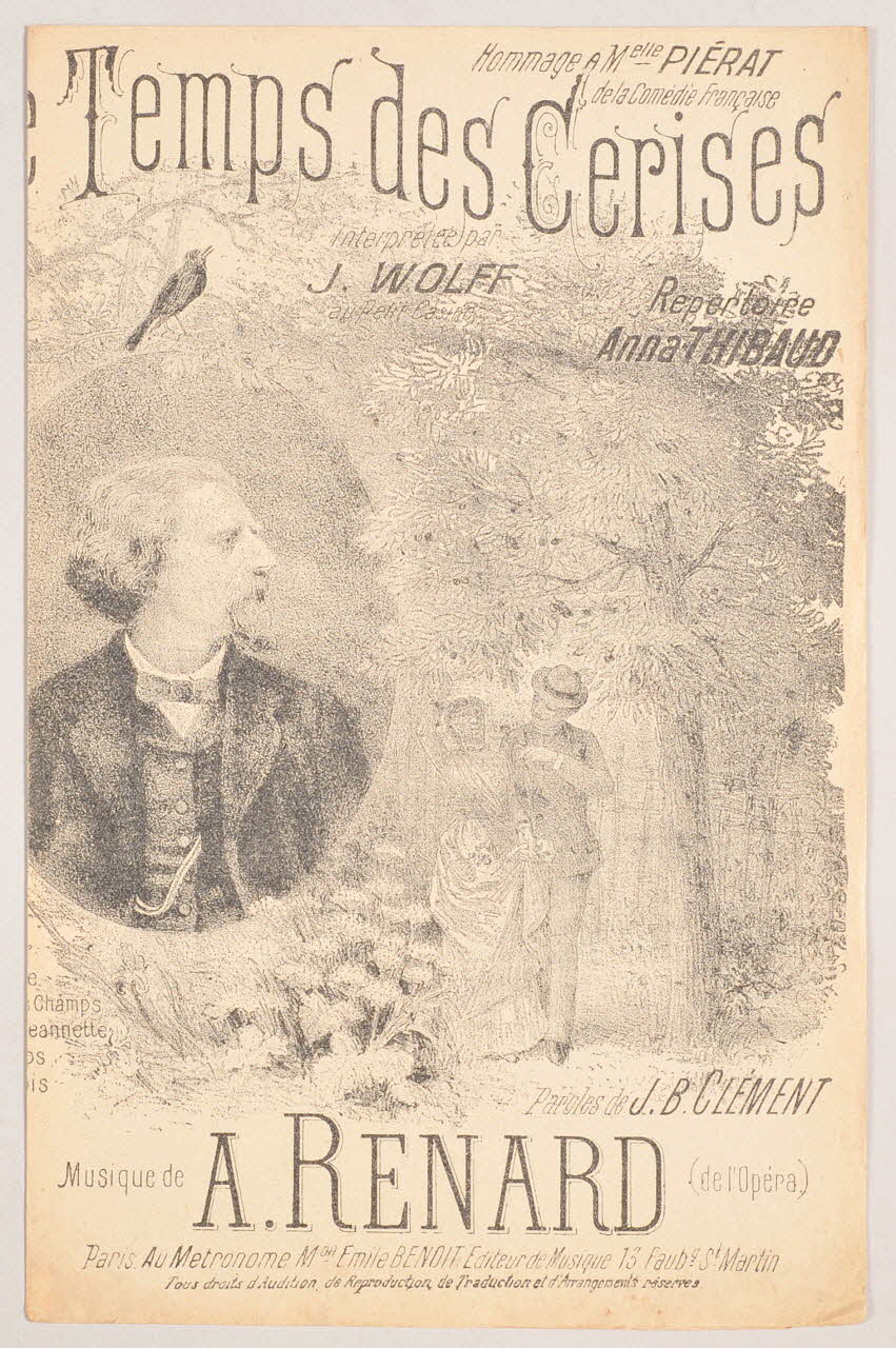 chanson petit format 1965.175.32 Photo