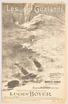 Lucien Boyer ; Damia ; Suzanne Desgraves ; Georges Ondet chanson petit format Île-de-France, France 1911 1965.175.35  Photo