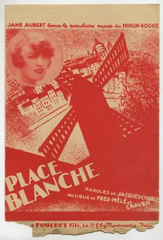 Craven ; Fred Mêlé ; Jacques Charles ; Jane Aubert ; Editions Foucret Fils; chanson petit format Île-de-France, France 1927 1965.175.4  Photo