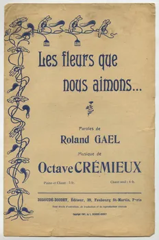 Roland GaëL ; Octave Crémieux ; Digoudé-Diodet; chanson petit format Île-de-France, France 1907 1965.175.55 Photo