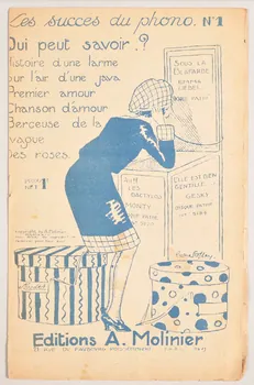 Gaston Gabaroche ; Gitral ; Eugène Gavel ; Louis Izoird ; Phylo ; Léo Daniderff ; J Gey ; Armand Foucher ; Jean Rodor ; Léon Raiter ; Philippe Goudard ; René Paul Groffe ; A. Molinier chanson petit format Île-de-France, France 1924 1965.176.28  Photo