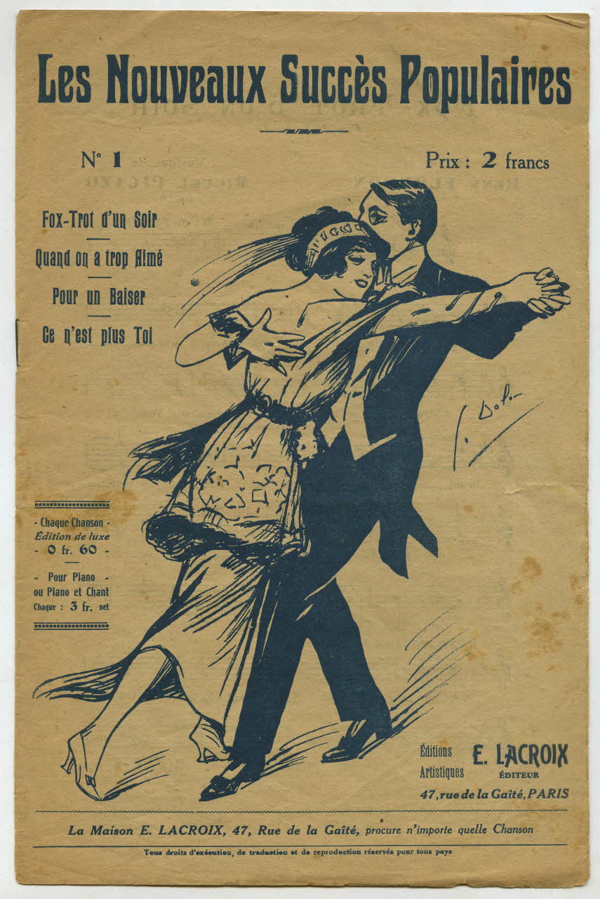 chanson petit format 1965.176.4 Photo