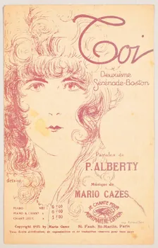 Pierre Alberty ; Mario Cazes chanson petit format Île-de-France, France 1925 1965.176.53 Photo
