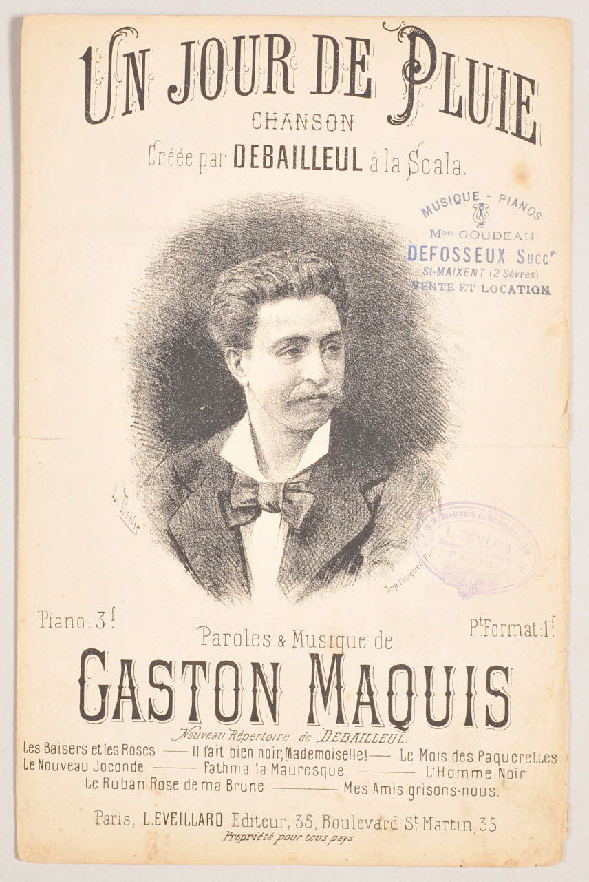 chanson petit format 1965.177.102 Photo