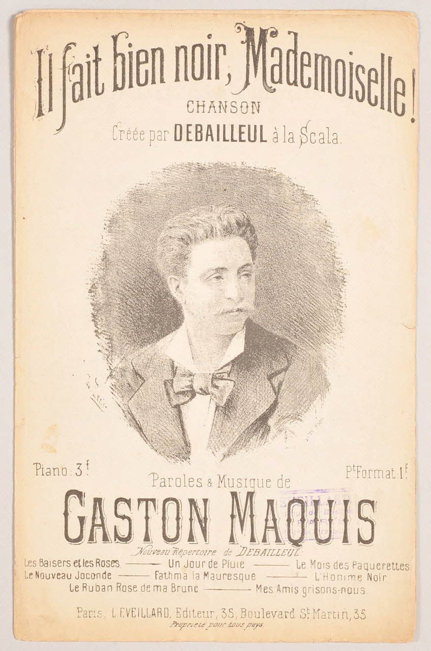 chanson petit format 1965.177.103 Photo