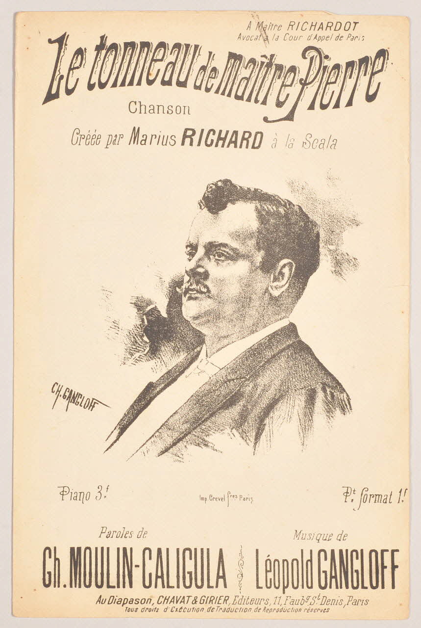 chanson petit format 1965.177.115 Photo