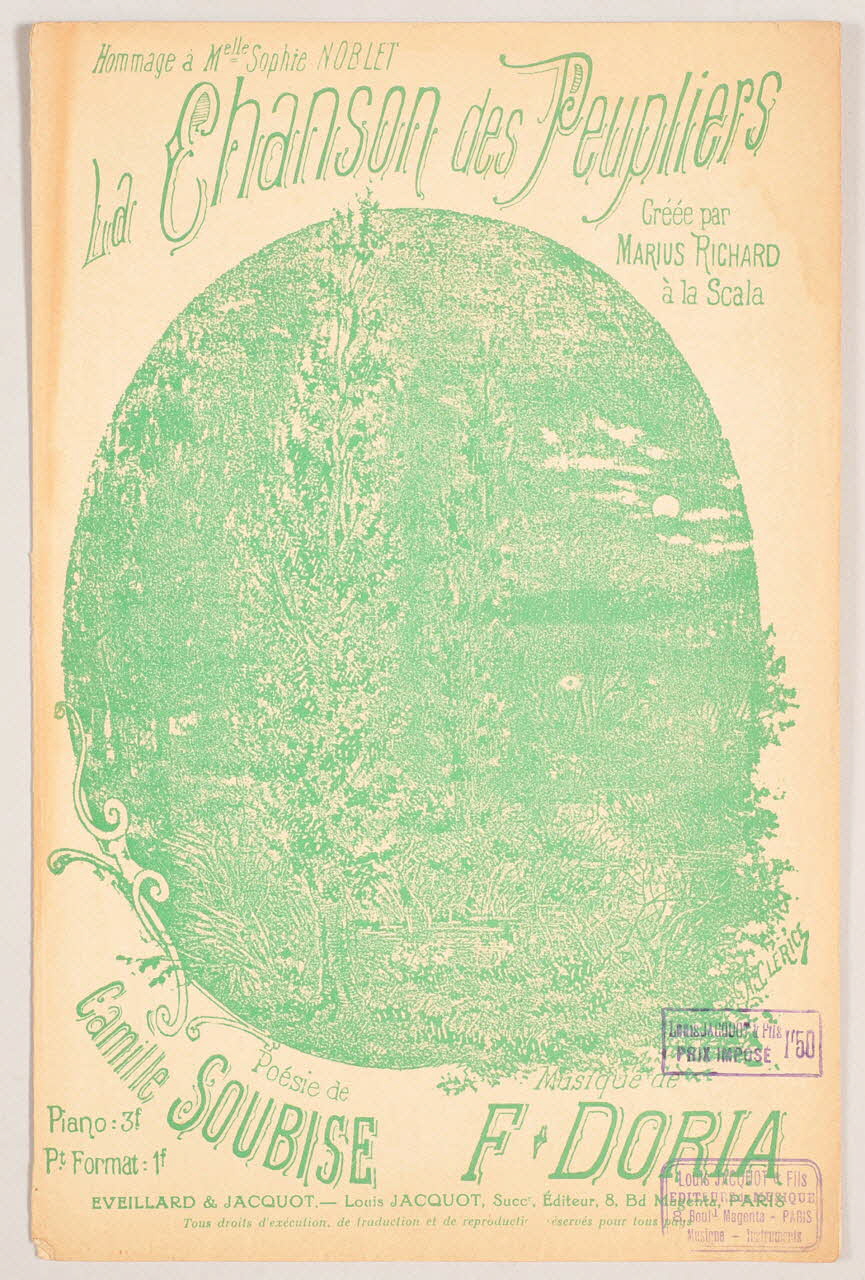 chanson petit format 1965.177.118 Photo
