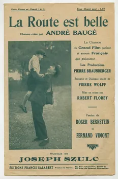 Roger Bernstein ; Joseph Szulc ; Fernand Vimont ; André Baugé ; Francis F. Salabert chanson petit format Paris 9ème 1930 1965.177.44  Photo