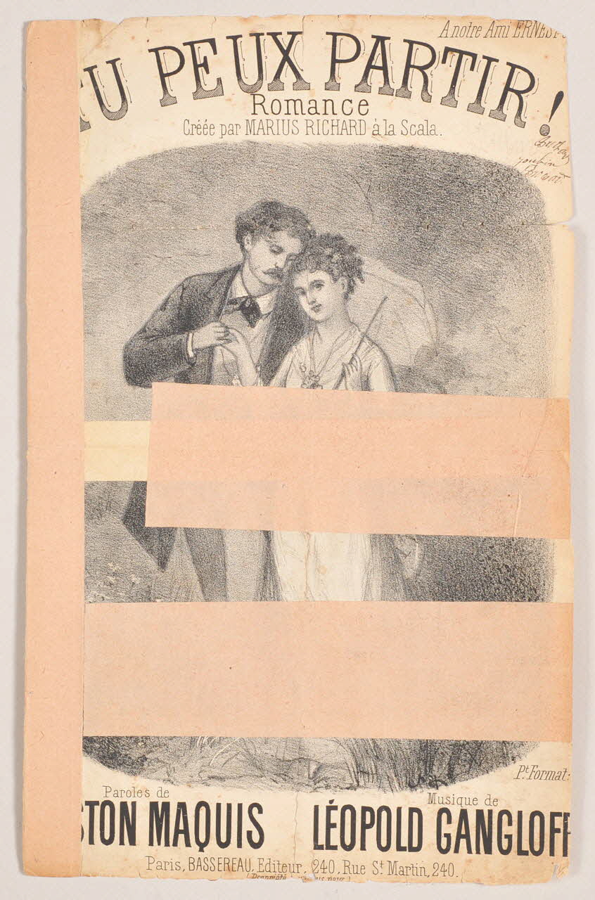 chanson petit format 1965.177.57 Photo