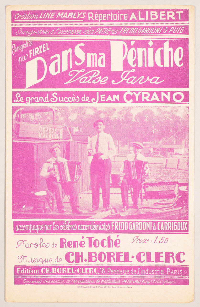 chanson petit format 1965.186.26 Photo