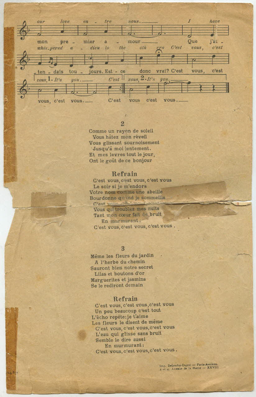 Abner Silver ; Abner Greenberg ; Harry Richman ; Jacques Charles ; Francis Day chanson petit format 1927 1965.186.45 Photo