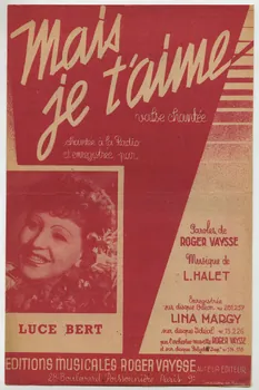 Roger Vaysse ; Laurent Halet ; Luce Bert chanson petit format Île-de-France, France 1945 1965.186.50 Photo