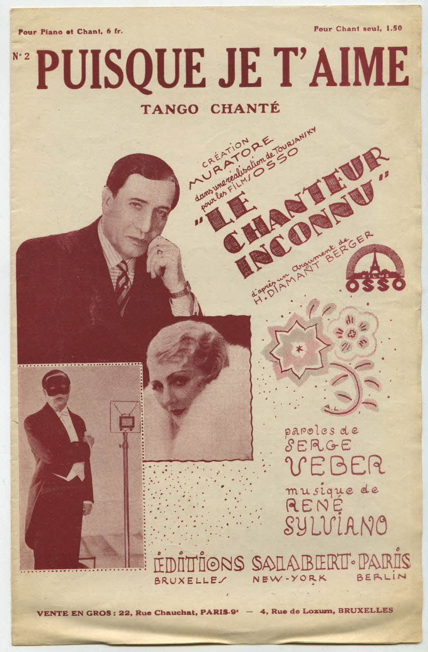 chanson petit format 1965.187.28 Photo