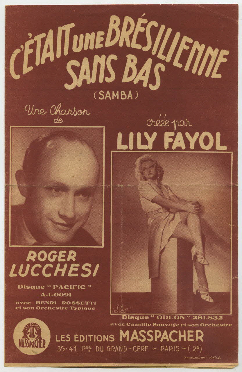 chanson petit format 1965.187.79 Photo