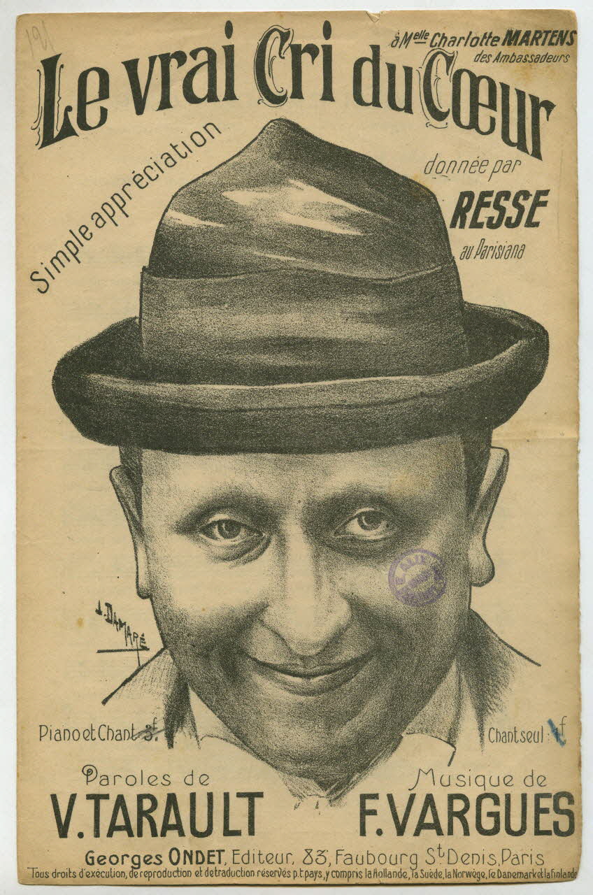 chanson petit format 1966.121.115 Photo