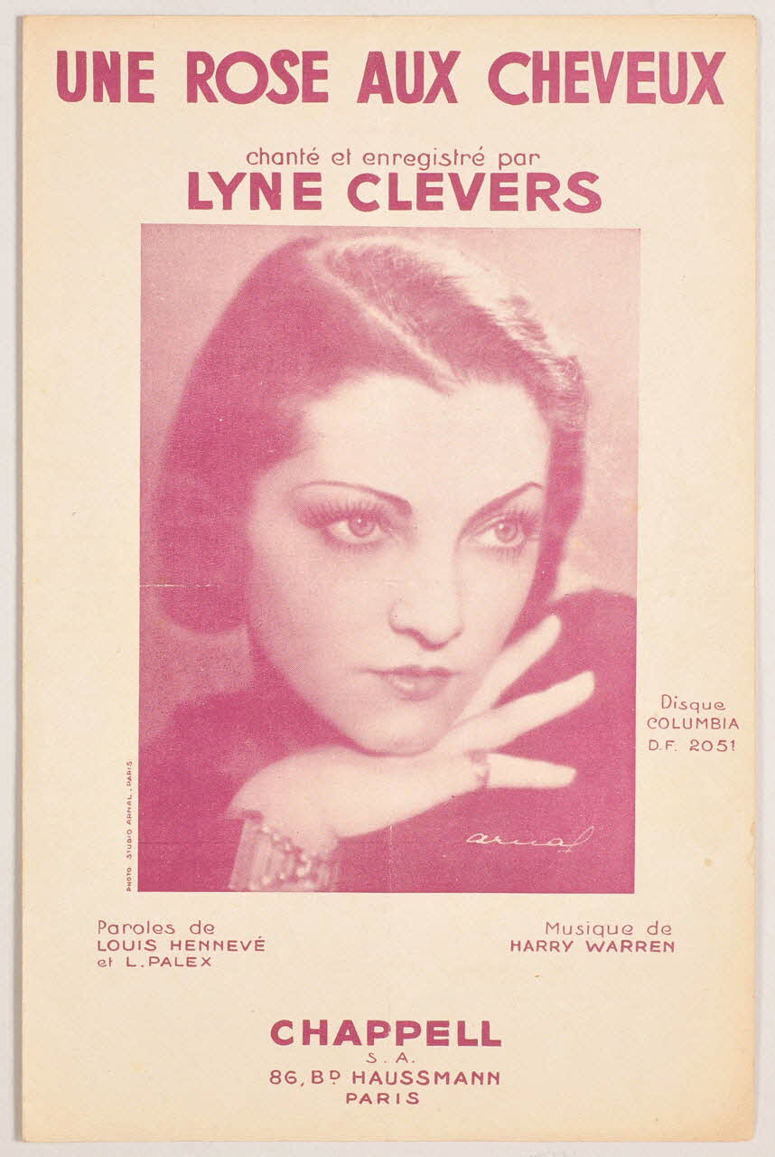 chanson petit format 1966.121.127 Photo