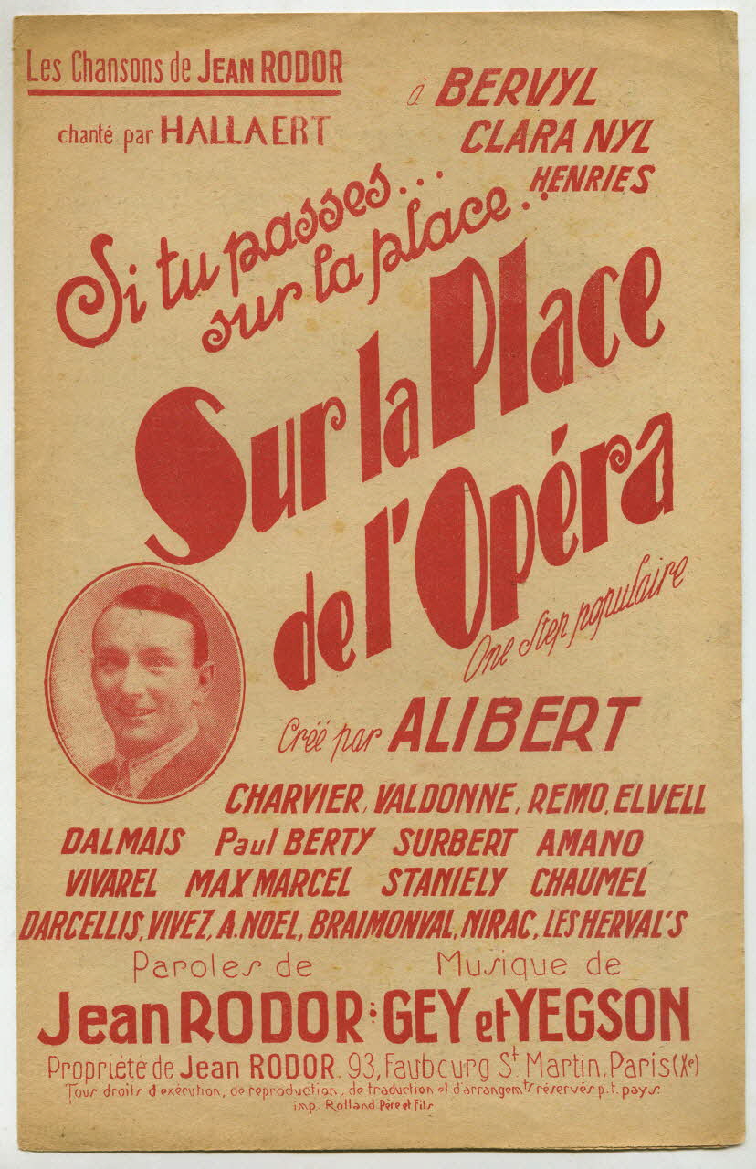 chanson petit format 1966.121.175 Photo