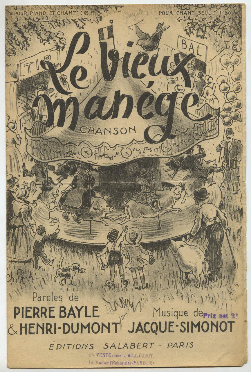Henri Dumont ; Jacques Simonot ; Pierre Bayle ; Francis F. Salabert chanson petit format 1934 1966.121.180 Photo
