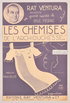 Paul Misraki ; Max Blot ; Ray Ventura chanson petit format 1937 1966.121.191 Photo