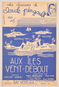 Christian Webel ; Claude Pingault ; Ray Ventura chanson petit format 1936 1966.121.192  Photo