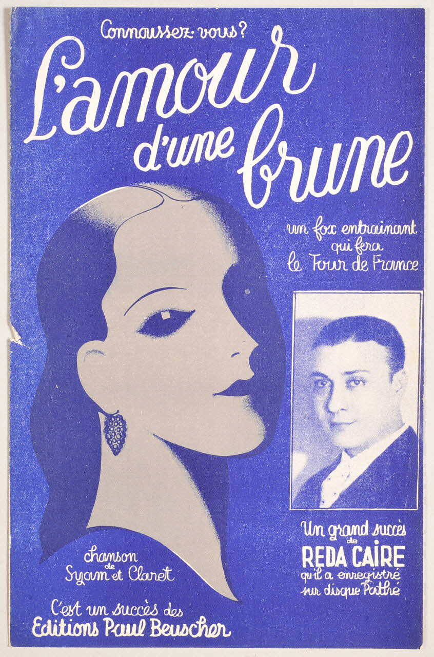 Gaston Claret ; Syam ; Reda Caire ; Paul Beuscher chanson petit format 1937 1966.121.2 Photo