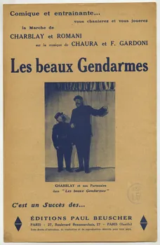 Fredo Gardoni ; Chaura ; B. Charblay ; Jean Romani ; Paul Beuscher chanson petit format 1935 1966.121.202  Photo