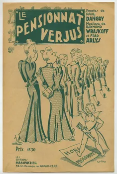 Fred Arlys ; Raymond Wraskoff ; Paul Dangry ; Masspacher; chanson petit format 1936 1966.121.239  Photo