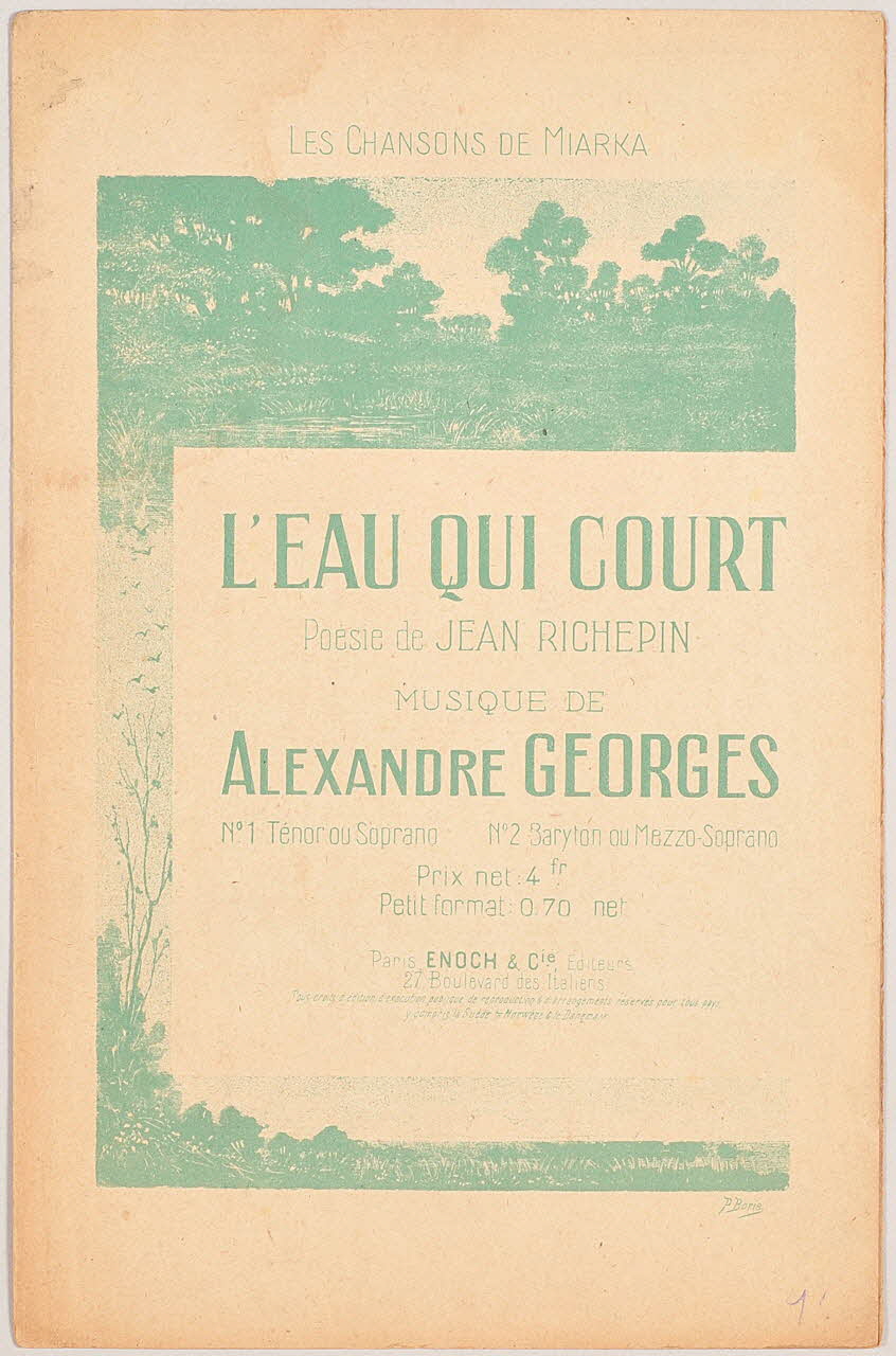 chanson petit format 1966.121.241 Photo