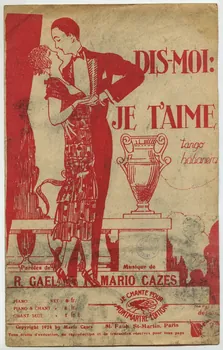 Roland GaëL ; Mario Cazes chanson petit format 1924 1966.121.50 Photo