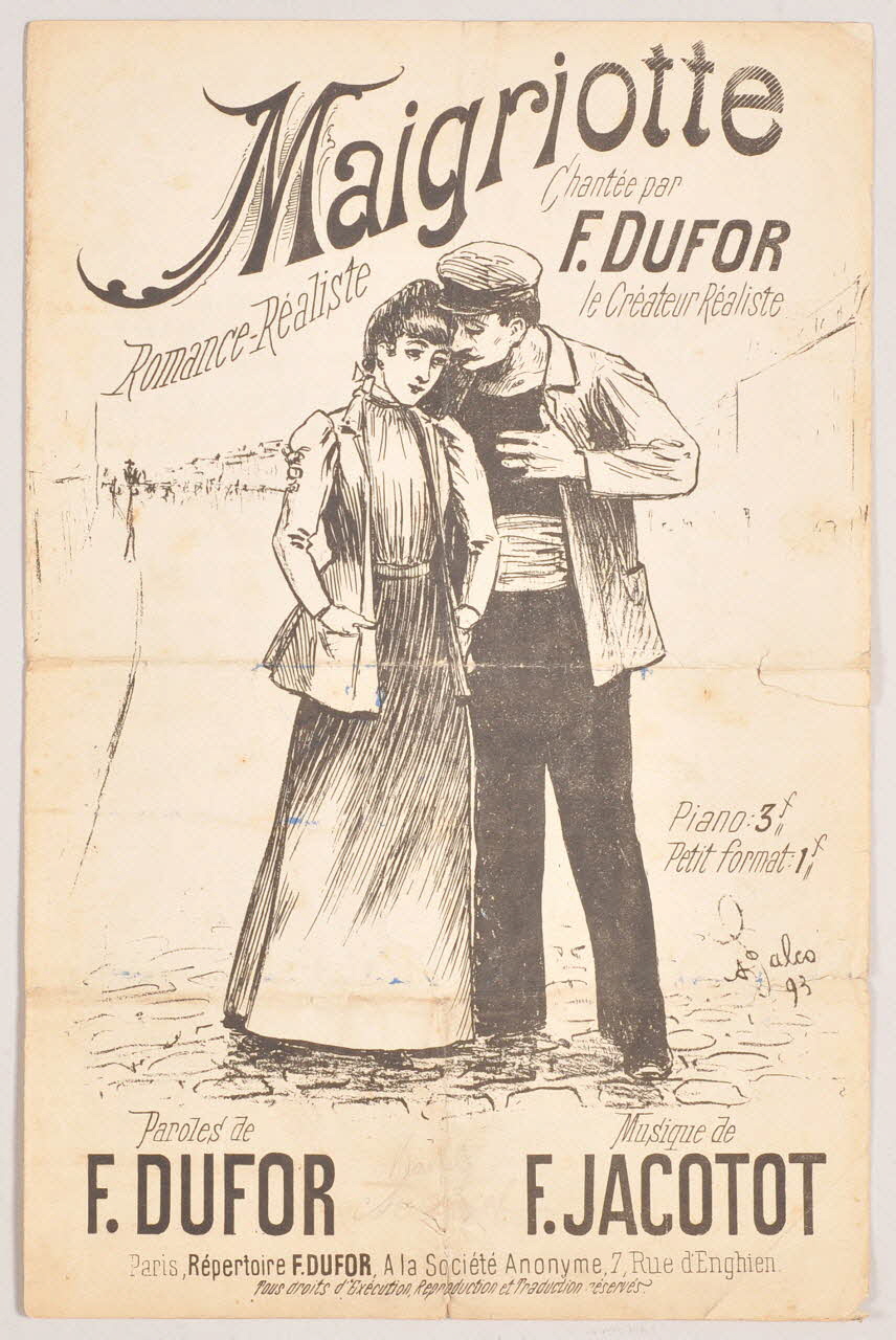 chanson petit format 1966.121.61 Photo