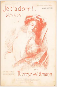Charles Quinel ; Thérèse Wittmann ; Jules Gidé ; Alphonse Leduc chanson petit format 1904 1966.121.94 Photo