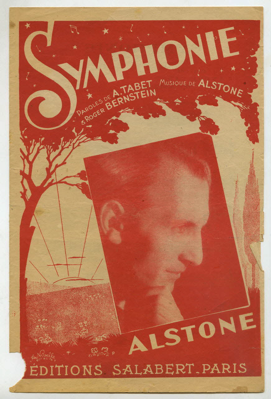 André Tabet ; Alstone ; Roger Bernstein ; Salabert chanson petit format 1945 1966.122.12 Photo