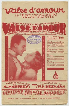 André Mauprey ; Werner-Richard Heymann ; Henri Garat ; Francis F. Salabert chanson petit format 1930 1966.122.16 Photo