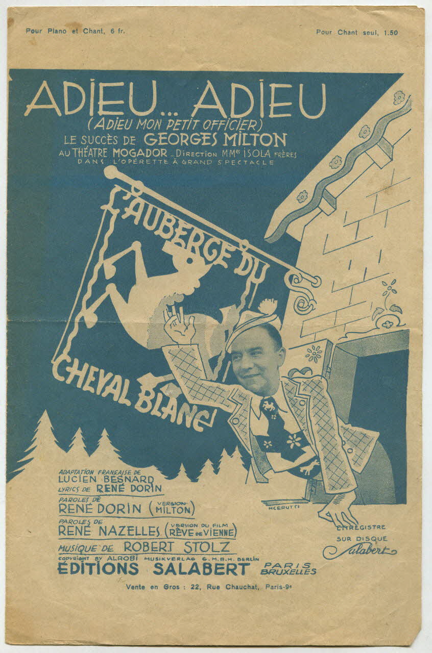 chanson petit format 1966.122.26 Photo