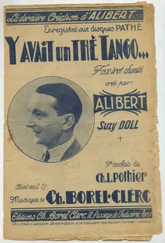 Vincent Telly ; Charles Saint-Granier ; Albert Willemetz ; Didier Gold ; Jean Marsac ; Mario Cazes ; Charles Borel-Clerc ; Lucien Carol ; Jean Le Seyeux ; Charles-Louis Pothier ; Philippe Goudard ; Henri Alibert chanson petit format Île-de-France, France 1927 1966.122.30  Photo
