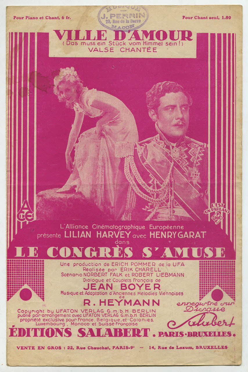 chanson petit format 1966.122.32 Photo